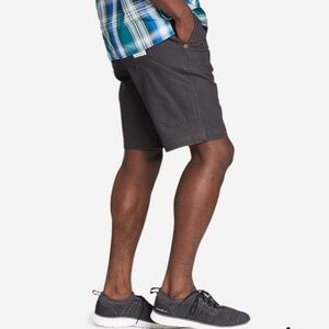 Eddie Bauer ripstop utility shorts men’s size 38 brown